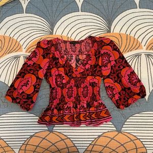 House of Harlow 1960 Blouse size S